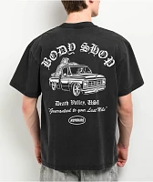 NoHours Body Shop Black Wash T-Shirt