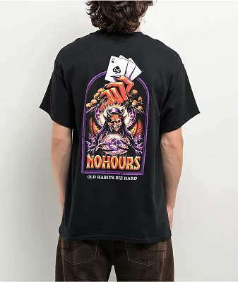 NoHours Dealers Choice Black T-Shirt