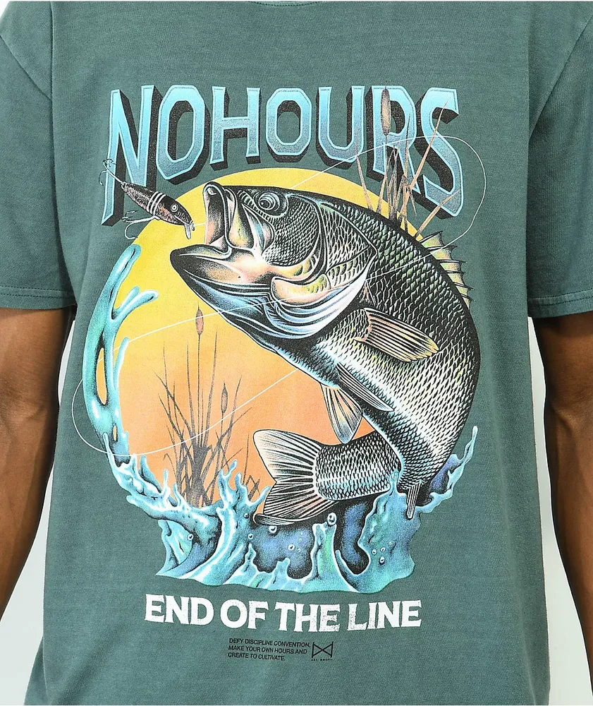NoHours End Of The Line Green T-Shirt