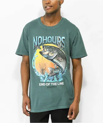 NoHours End Of The Line Green T-Shirt