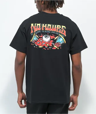 NoHours Eye Burn Black T-Shirt