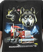 NoHours Night Moves Black T-Shirt