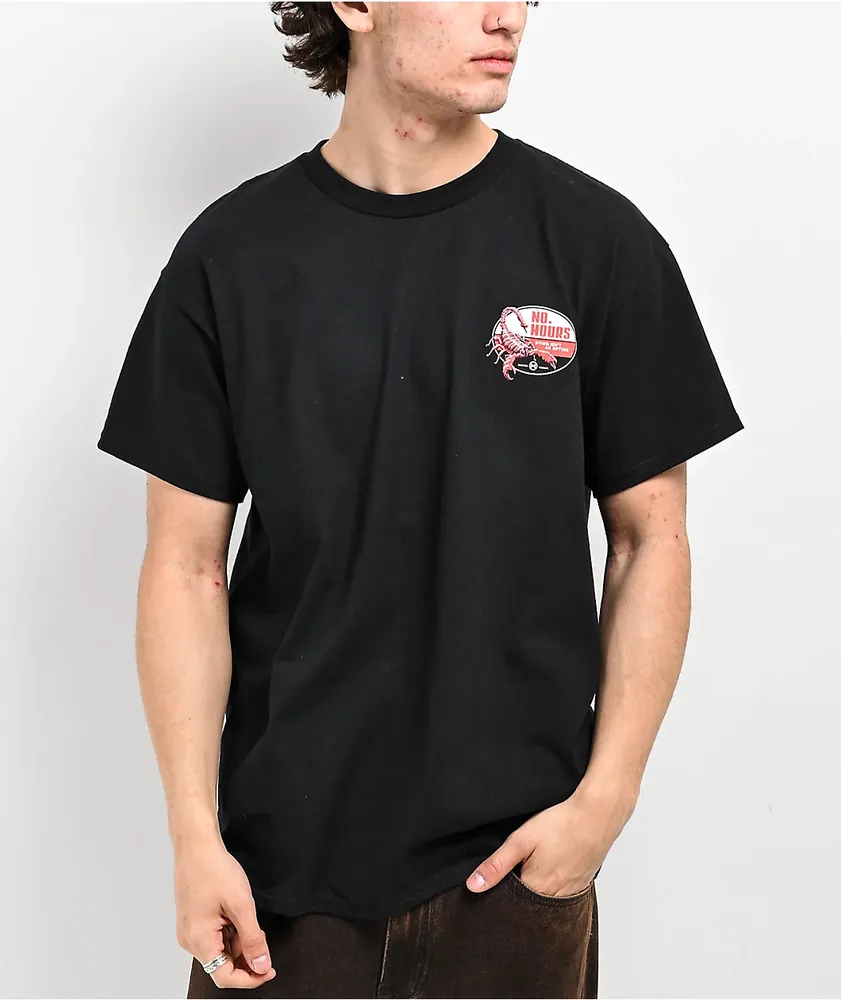 NoHours Pest Control Black T-Shirt