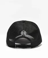 NoHours Psychedelic Sounds Black Trucker Hat