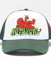 NoHours Relax Green & White Trucker Hat