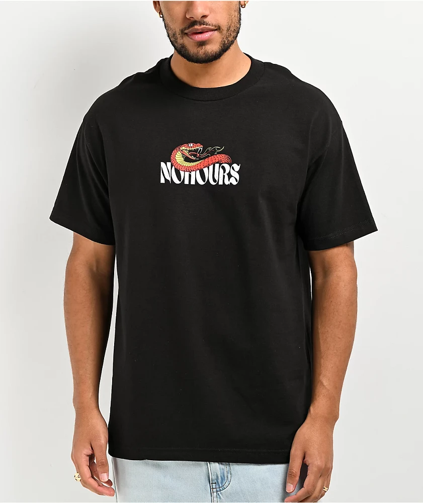 NoHours Slither Black T-Shirt