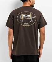 NoHours United Brown T-Shirt