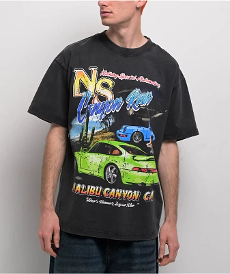 Nothing Special Canyon Run Black Wash T-Shirt