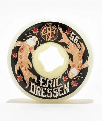 OJ Dressen Koi 56mm 101a White Skateboard Wheels