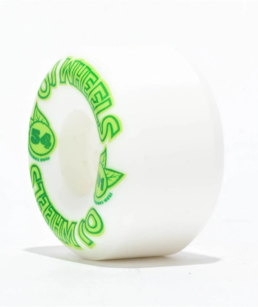 OJ From Concentrate 54mm 101a White Skateboard Wheels