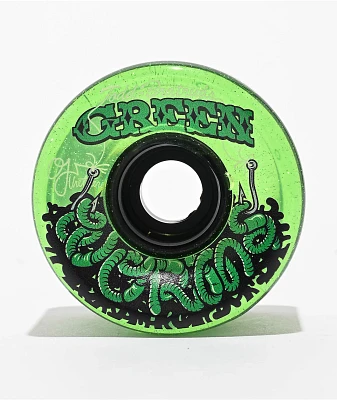 OJ Green Worms Super Juice 60mm 78a Clear Blue Cruiser Skateboard Wheels