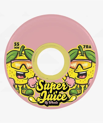 OJ Paloma Mini Super Juice 55mm 78a Pink Cruiser Skateboard Wheels