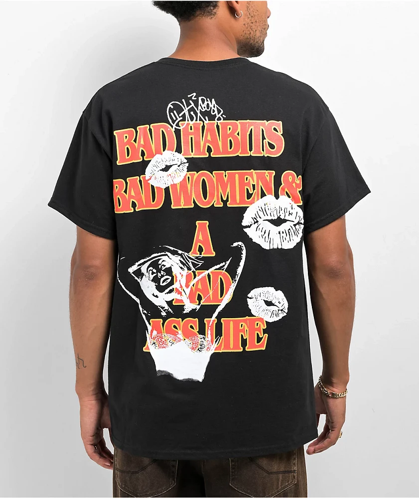 OTX BOYZ Bad Habits Black T-Shirt