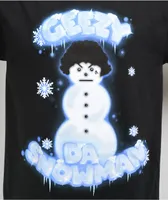 OTXBOYZ Airbrush Snowman Black T-Shirt