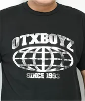 OTXBOYZ Globe Foil Black T-Shirt