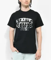 OTXBOYZ Globe Foil Black T-Shirt