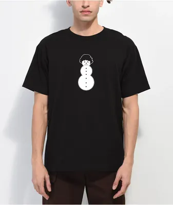 OTXBOYZ OhGeesy Snowman Black T-Shirt