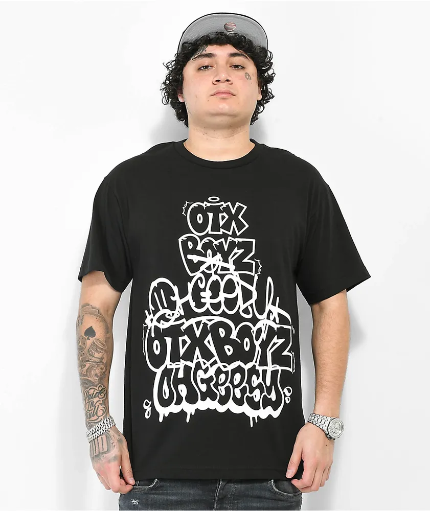 OTXBOYZ Throwie Black T-Shirt