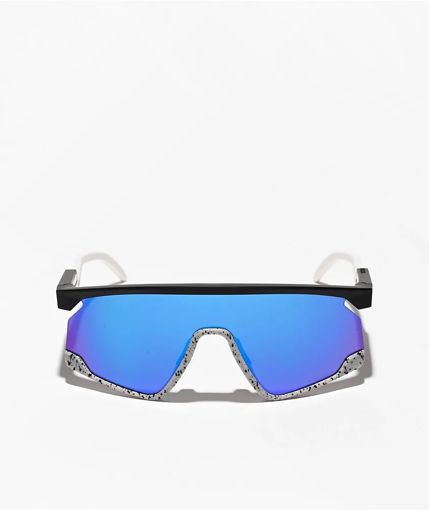 Oakley BXTR Prizm Sapphire, Matte Black & Grey Sunglasses
