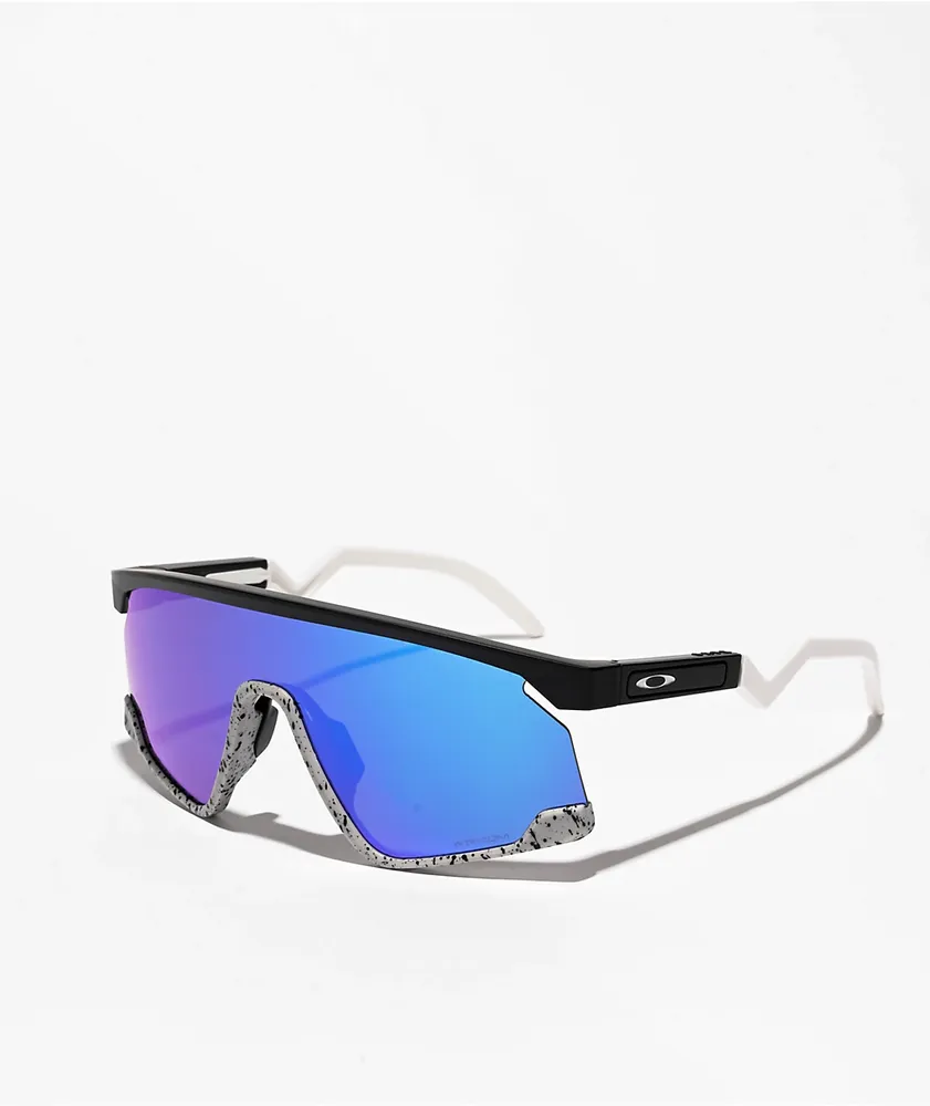 Clutch Matte White/Grey/Blue Mirror Sunglasses