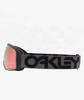 Oakley Flight Tracker L Matte Forged Iron & Prizm Rose Gold Iridium Snowboard Goggles