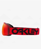 Oakley Flight Tracker L Prizm Torch Iridium & Matte Red Snowboard Goggles