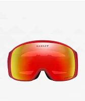 Oakley Flight Tracker L Prizm Torch Iridium & Matte Red Snowboard Goggles