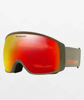 Oakley Flight Tracker L Prizm Torch Iridium Matte Green Snowboard Goggles