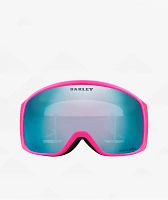 Oakley Flight Tracker M White Bolt & Prizm Snow Sapphire Iridium Snowboard Goggles