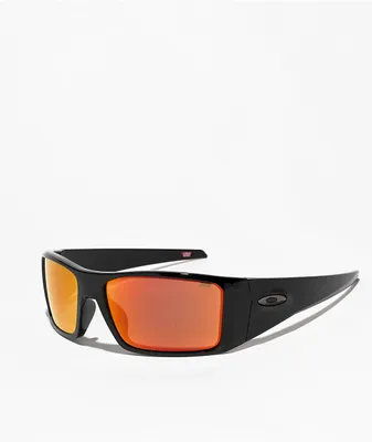 Oakley Heliostat Black & Prizm Ruby Sunglasses