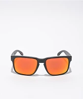 Oakley Holbrook Matte Black & Prizm Ruby Sunglasses