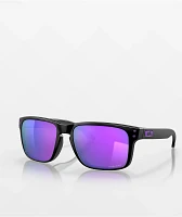 Oakley Holbrook Matte Black & Prizm Violet Sunglasses