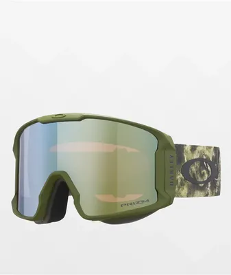 Oakley Kazu Kokubo Line Miner L Prizm Sage Gold Snowboard Goggles