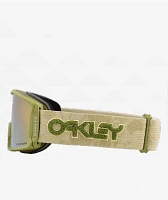 Oakley Kotsenburg Line Miner L Prizm Gold Iridium & Sage Snowboard Goggles