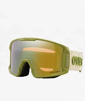 Oakley Kotsenburg Line Miner L Prizm Gold Iridium & Sage Snowboard Goggles