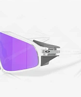 Oakley Latch Panel Matte Clear & Prizm Violet Sunglasses