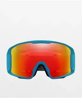 Oakley Line Miner L Blue Crackle & Prizm Torch Snowboard Goggles