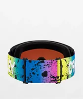 Oakley Line Miner L Multi Splatter & Prizm Sapphire Snowboard Goggles