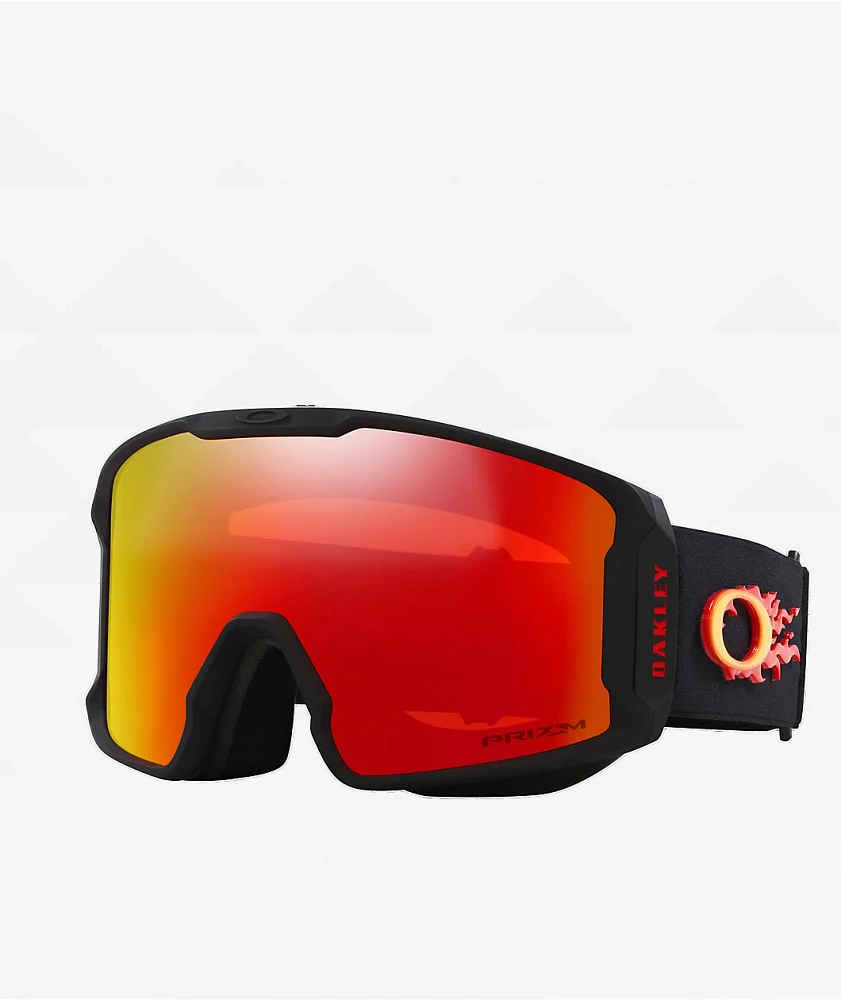 Oakley Rinnekangas Line Miner L Prizm Torch Iridium & Black Snowboard Goggles