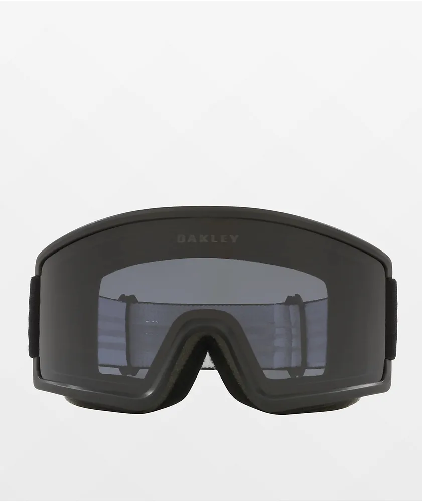 Oakley Target Line L Dark Grey & Matte Black Snowboard Goggles
