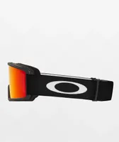 Oakley Target Line L Fire Iridium & Matte Black Snowboard Goggles