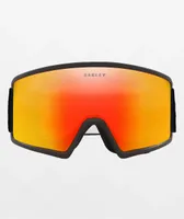 Oakley Target Line L Fire Iridium & Matte Black Snowboard Goggles