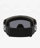 Oakley Target Line L Matte Black & Dark Grey Snowboard Goggles 2025