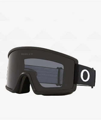 Oakley Target Line L Matte Black & Dark Grey Snowboard Goggles 2025