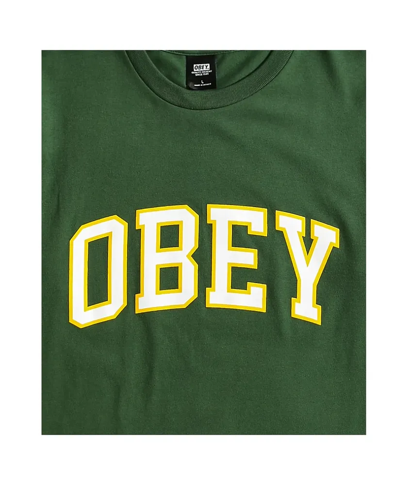 Obey Academic Green T-Shirt