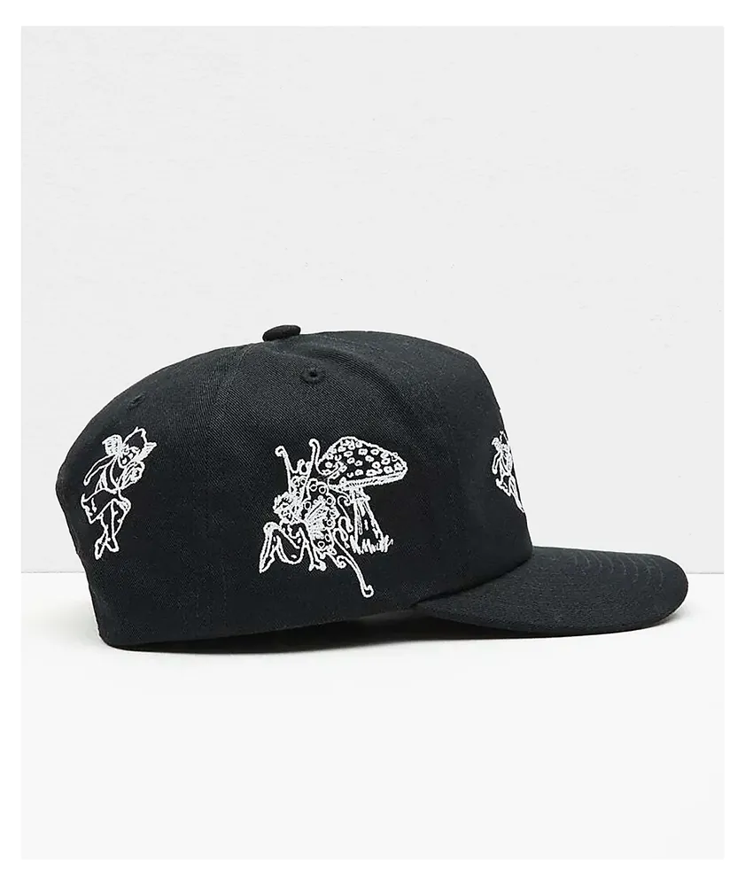 Obey Arise Black Snapback Hat