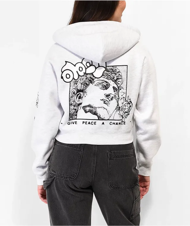 Zine Zippin Grey Zip Hoodie