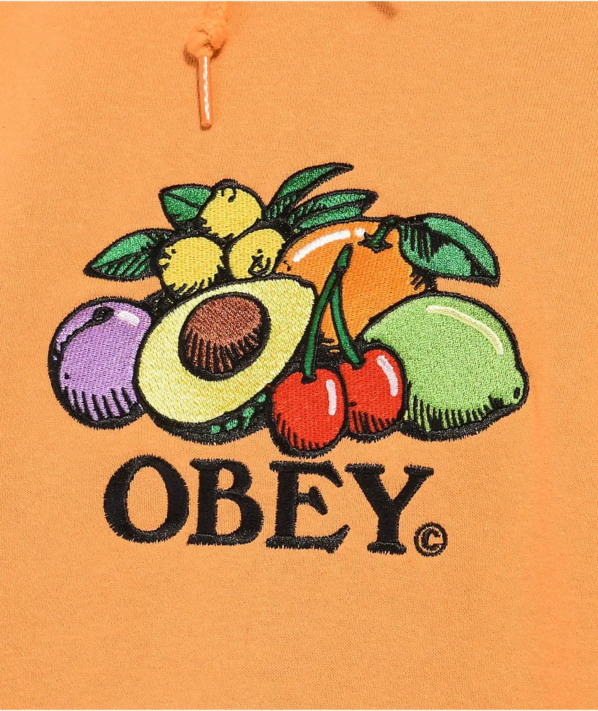 Obey Basket Orange Hoodie