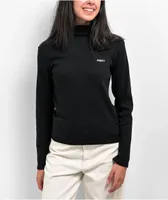 Obey Belle Black Turtle Neck Sweater