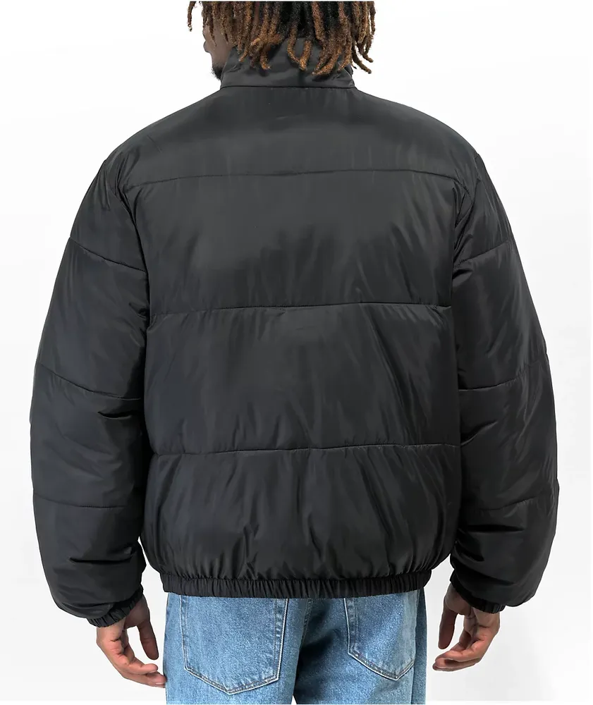 Obey Benny Black Reversable Puffer Jacket